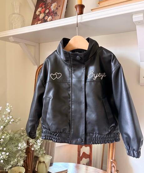 16[予約]momoann leather jacket