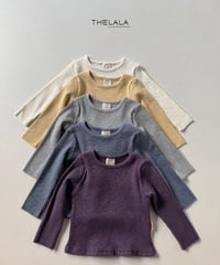 26[予約]thelala stretchy rib t-shirt