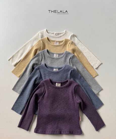 26[予約]thelala stretchy rib t-shirt