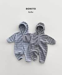 58[予約]bonito st terry hooded suit(6-18m)