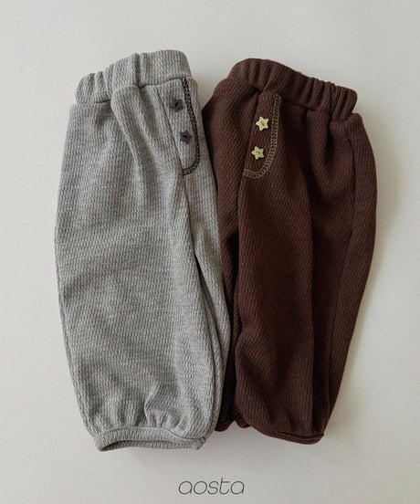 36[予約]Aosta star candy pants