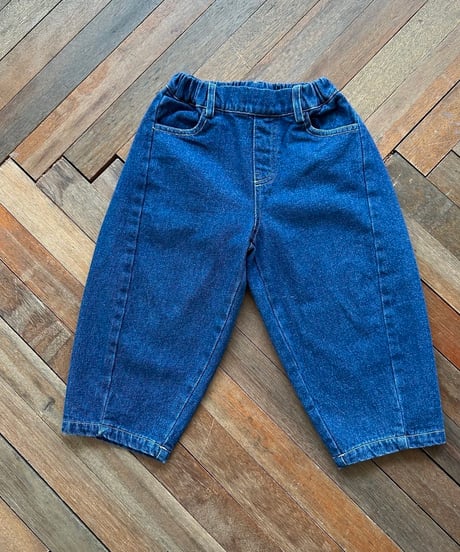 22[予約]mon Atelier barrel denim pants