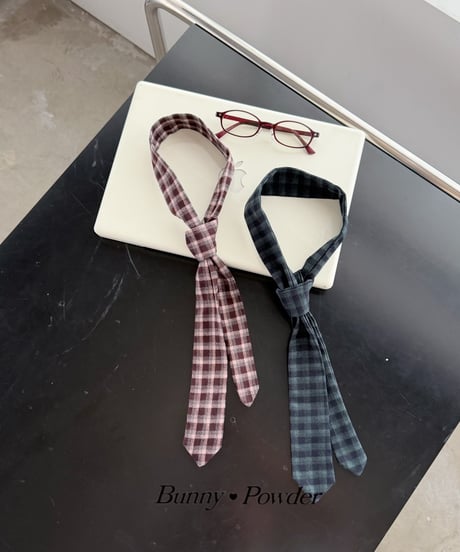 84[予約]bunny powder mocha tie