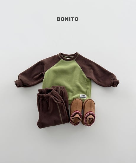 5[予約]bonito two tone raglan set