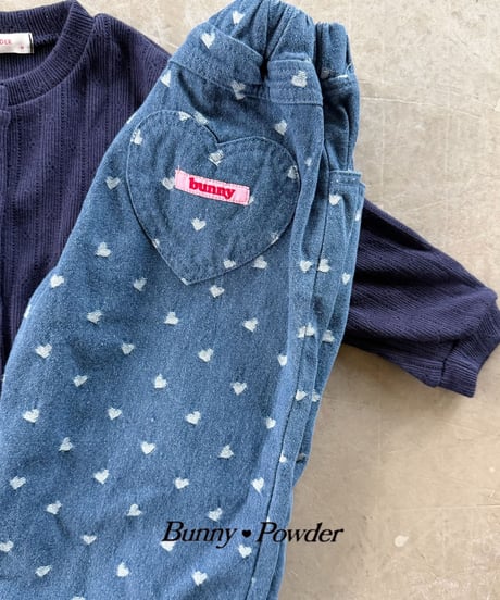 48[予約]bunny powder lovely denim pants