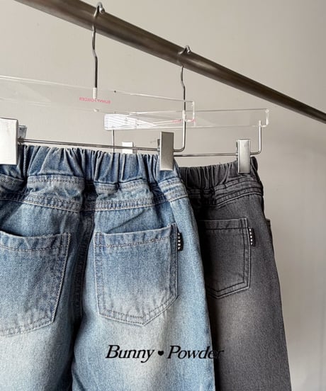 46[予約]bunny powder cortis denim pants