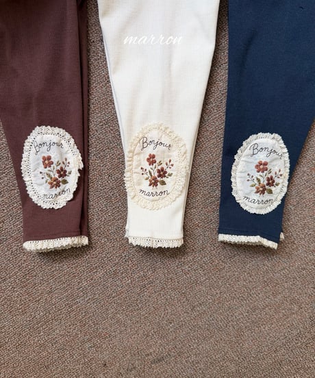 20[予約]marron bonjour leggings(XS-L)