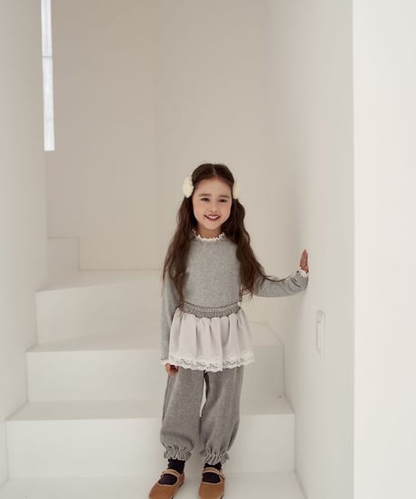 8[予約]momoann satin jogger pants