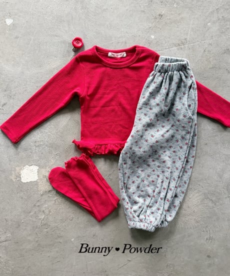 42[予約]bunny powder garden jogger