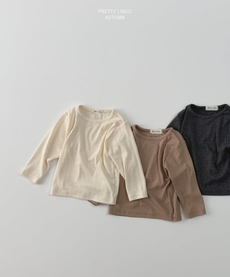 51[予約]LINDO modal rib tee