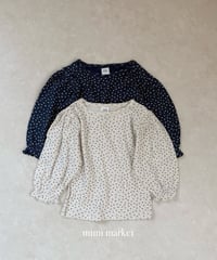 34[予約]mimi market pleated collar tee