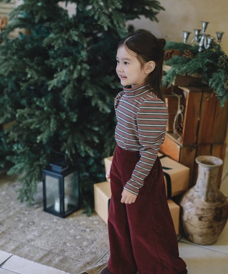 2[予約]mon Atelier mellow stripe t