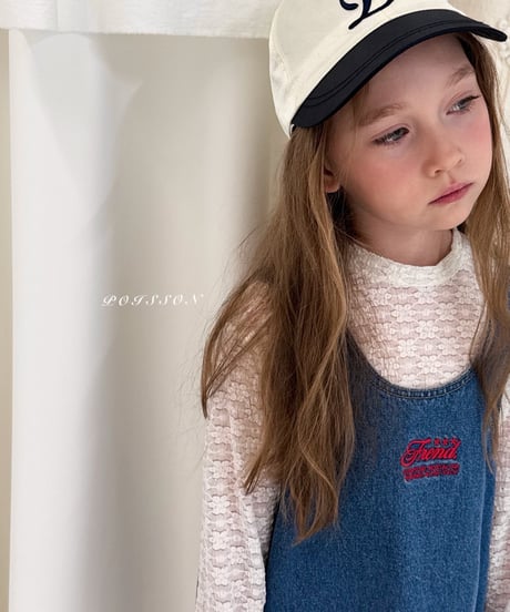 4[予約]poisson denim dress