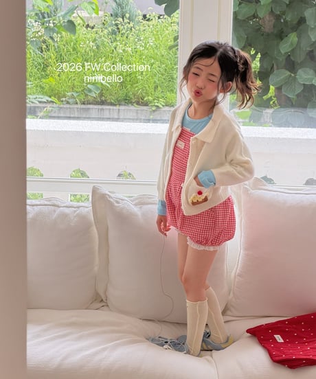 51[予約]ninibello cupcake knit cardigan