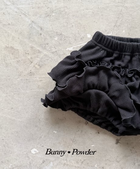 54[予約]bunny powder waffle tiered bloomers