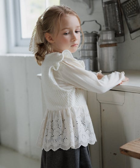 5[予約]perrobebe vivian knit vest