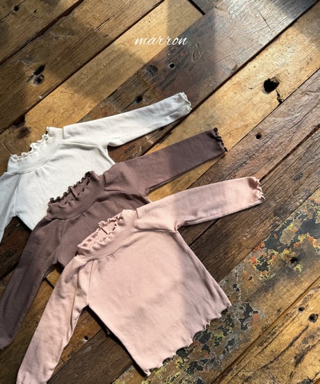 9[予約]marron daily t-shirt(XS-L)