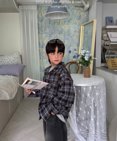 45[予約]matilda&lee about check shirt