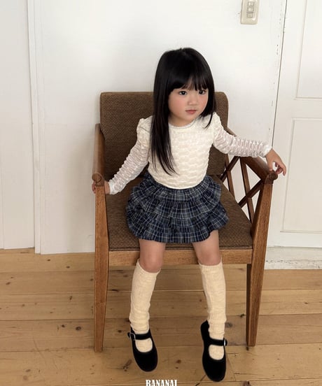29[予約]BANANAJ rhythm flower lace t