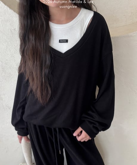6[予約]matilda&lee louis layered knit