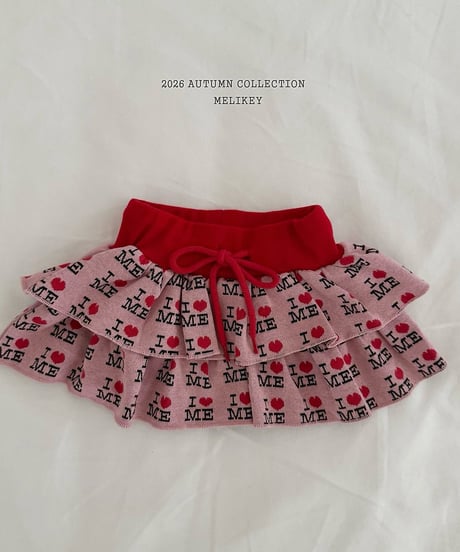 30[予約]melikey cancan love me skirt