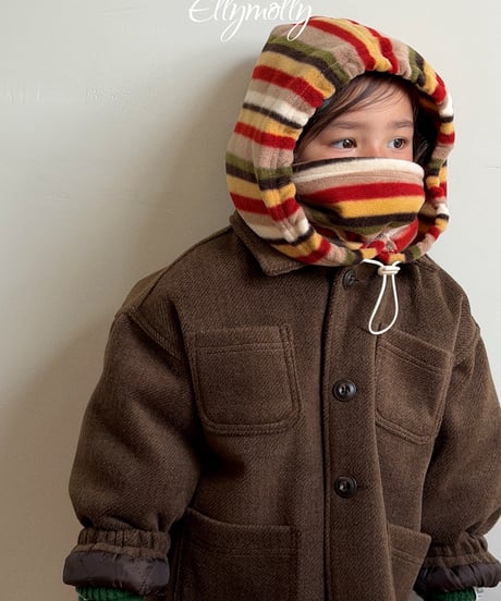 102[予約]ELLYMOLLY fluffy hood warmer