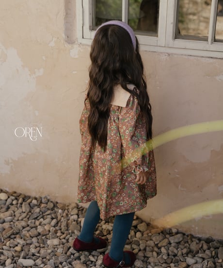 44[予約]OREN bonjour square collar dress