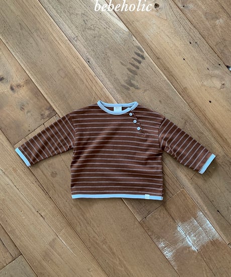 26[予約]bebeholic redon stripe tee