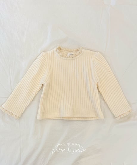 8[予約]petit&petit mellow lace t