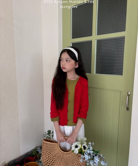 79[予約]matilda&lee button cardigan