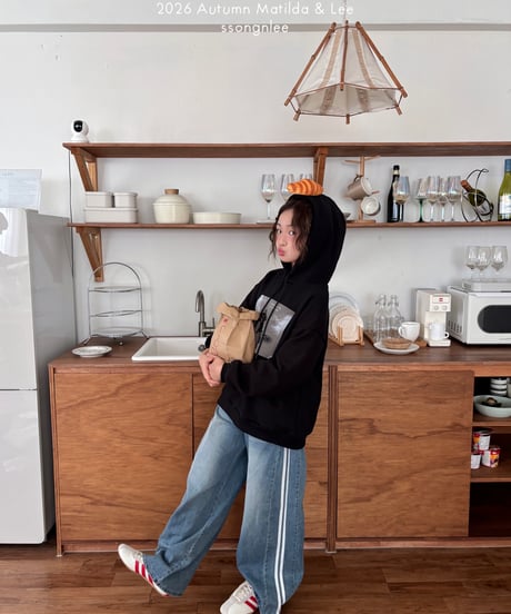 70[予約]matilda&lee track denim pants