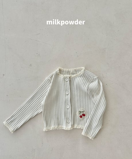 2[予約]milkpowder cherry cardigan