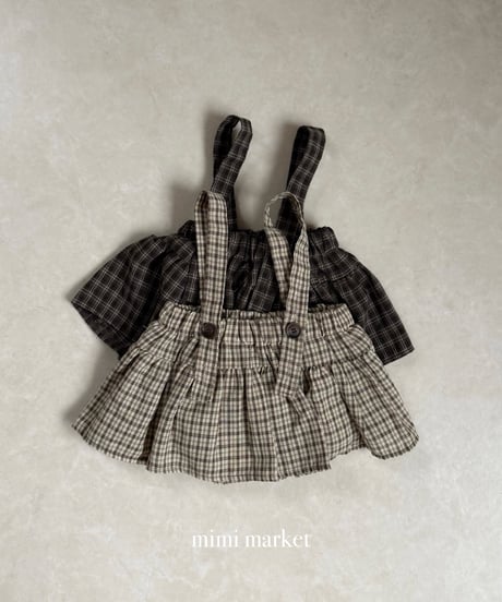 7[予約]mimi market lona tiered skirt