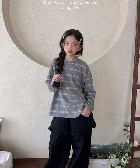 31[予約]matilda&lee happy border knit