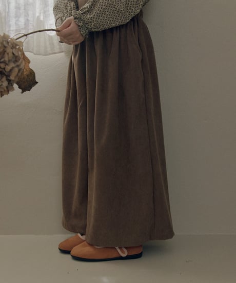 18[予約]送料無料 the beige corduroy overall pants
