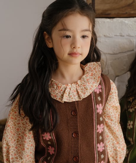 16[予約]OREN bert fleur knit vest