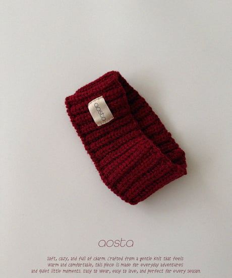 9[予約]Aosta knit cookie headband