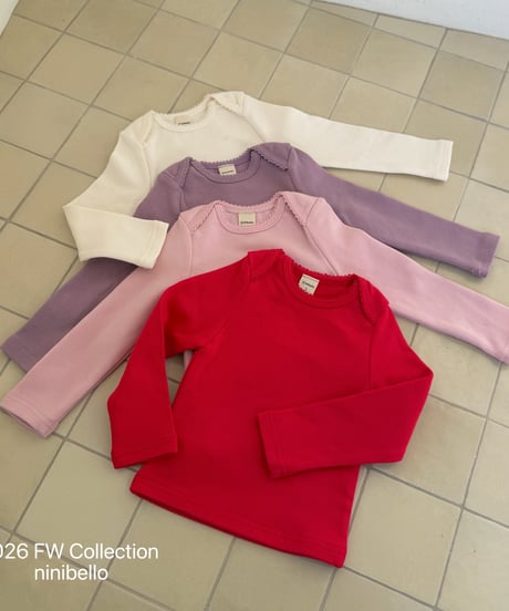 1[予約]ninibello mochi bebe tee(baby)