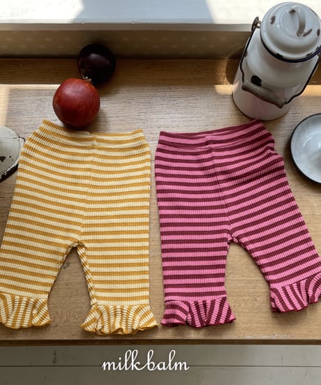 24[予約]milkbalm lollipop frill pants