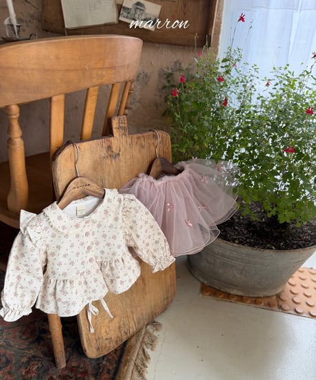 15[予約]marron french blouse(XS-L)