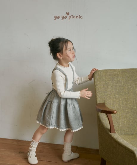 12[予約]go go picnic emily suspender skirt