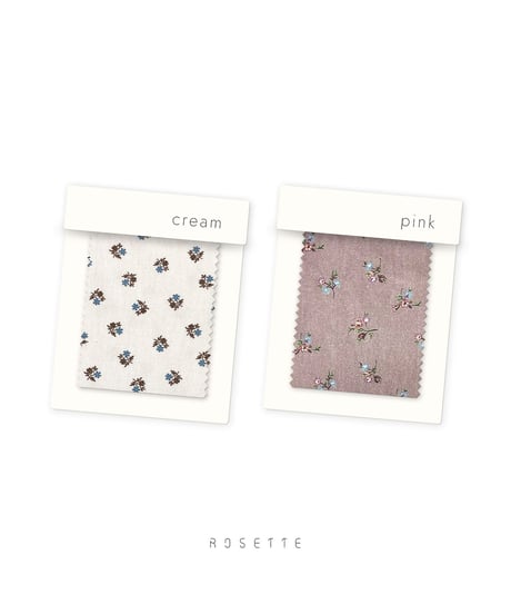 15[予約]ROSETTE floral blouse