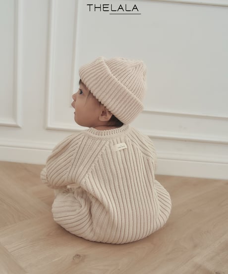 17[予約]thelala open knit suit