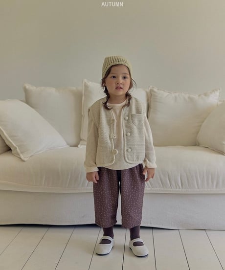 67[予約]LINDO bao flower pants