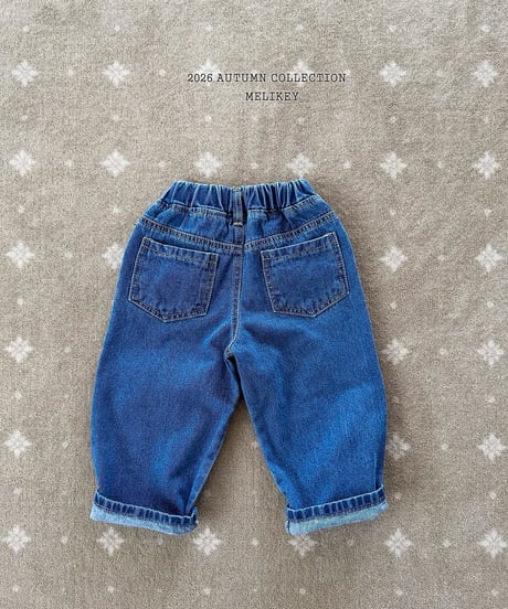 48[予約]melikey frill cut denim pants