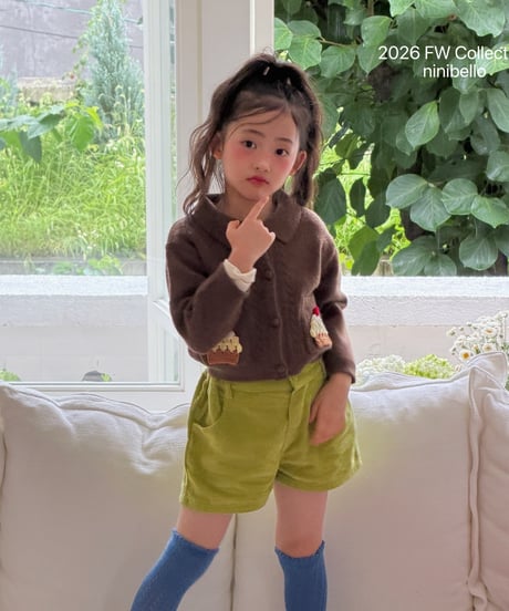 51[予約]ninibello cupcake knit cardigan