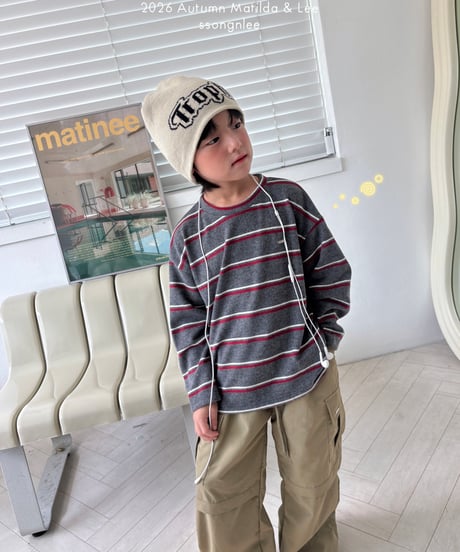 31[予約]matilda&lee happy border knit