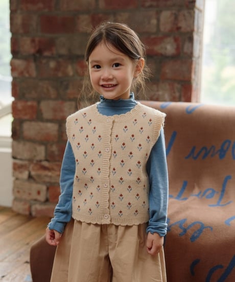 24[予約]mon Atelier tulip vest