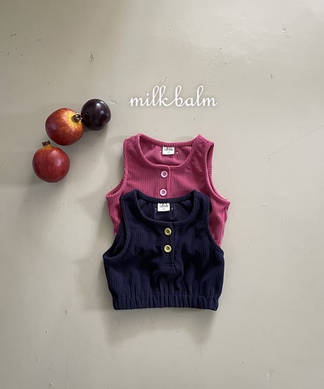 25[予約]milkbalm dewey vest