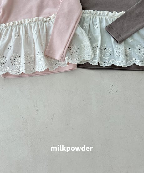 10[予約]milkpowder jane tee